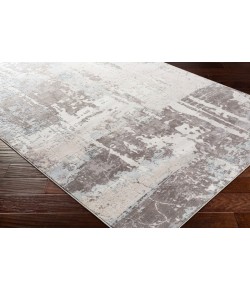 Livabliss Genesis GNS2301 White Medium Gray Area Rug 2 ft. 7 in. X 7 ft. 7 in. Runner