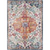 Livabliss Harput HAP1000 Aqua White Area Rug 6 ft. 7 in. X 9 ft. Rectangle
