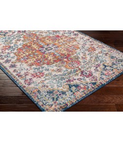 Surya Harput HAP1000 Aqua White Area Rug 5 ft. 3 in. X 7 ft. 3 in. Rectangle