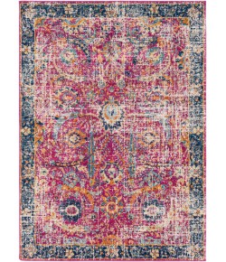 Livabliss Harput HAP1013 Garnet Dark Blue Area Rug 6 ft. 7 in. X 9 ft. Oval