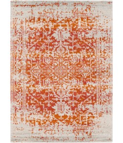 Livabliss Harput HAP1019 Burnt Orange Medium Gray Area Rug 6 ft. 7 in. X 9 ft. Rectangle