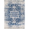 Livabliss Harput HAP1021 Dark Blue Light Gray Area Rug 6 ft. 7 in. X 9 ft. Rectangle