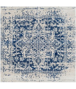 Livabliss Harput HAP1021 Dark Blue Light Gray Area Rug 6 ft. 7 in. Square