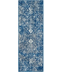 Livabliss Harput HAP1022 Dark Blue Teal Area Rug 2 ft. 7 in. X 7 ft. 3 in. Runner