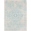 Livabliss Harput HAP1026 Teal Light Gray Area Rug 6 ft. 7 in. X 9 ft. Rectangle