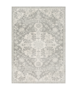 Livabliss Harput HAP1071 Black Light Gray Area Rug 5 ft. 3 in. X 7 ft. 3 in. Rectangle