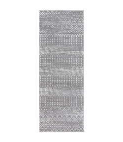 Livabliss Harput HAP1096 Charcoal Light Gray Area Rug 2 ft. 7 in. X 7 ft. 3 in. Runner