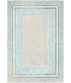 Livabliss Harput HAP1098 Aqua Light Gray Area Rug 2 ft. 7 in. X 7 ft. 3 in. Runner