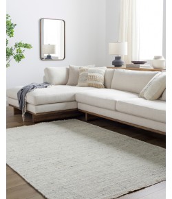 Surya Hamburg HMB2300 Light Grey Beige Area Rug 3 ft. X 10 ft. Runner