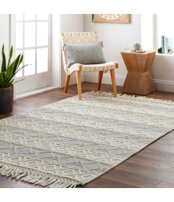 Livabliss Hemingway HMG2308 Ivory Beige Area Rug 3 ft. Round Round