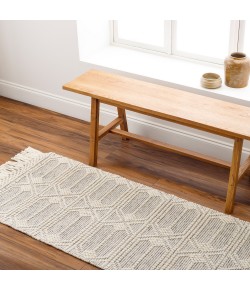 Livabliss Hemingway HMG2310 Ivory Black Area Rug 2 ft. 3 in. X 7 ft. 6 in. Runner