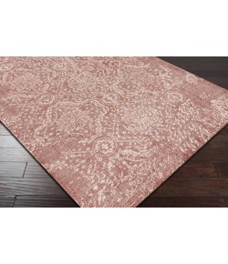 Surya Hoboken HOO1011 Dark Red Ivory Area Rug 6 ft. X 9 ft. Rectangle