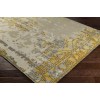 Surya Hoboken HOO1016 Bright Yellow Taupe Area Rug 6 ft. X 9 ft. Rectangle