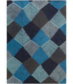 Surya Harlequin HQL8042 Sky Blue Light Gray Area Rug 9 ft. X 12 ft. Rectangle