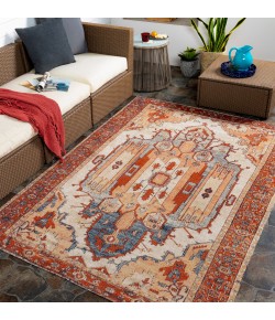 Livabliss Huntington Beach HTB2312 Red Dusty Coral Area Rug 5 ft. 3 in. X 7 ft. Rectangle