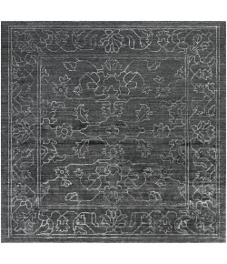 Surya Hightower HTW3002 Charcoal Light Gray Area Rug 8 ft. Square