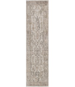 Surya Hightower HTW3003 Light Gray Camel Area Rug 3 ft. X 12 ft. Runner