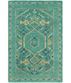 Surya Haven HVN1217 Emerald Teal Area Rug 2 ft. X 3 ft. Rectangle
