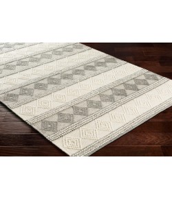 Surya Hygge HYG2300 Charcoal White Area Rug 9 ft. X 12 ft. Rectangle