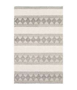 Surya Hygge HYG2300 Charcoal White Area Rug 9 ft. X 12 ft. Rectangle