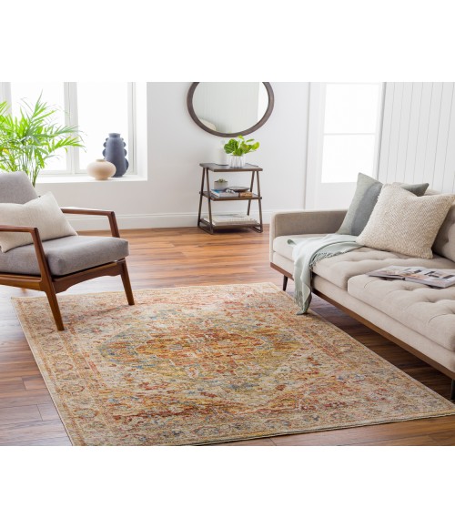 Naila IAL-2300 2'7" x 3'11" Machine Woven Rug