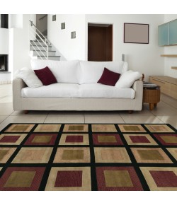 Surya Mugal IN8005 Black Multi Area Rug 5 ft. X 8 ft. Rectangle