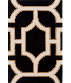 Livabliss Intermezzo INE1000 Black Cream Area Rug 5 ft. X 7 ft. 6 in. Rectangle