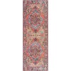 Livabliss Iris IRS2310 Bright Red Navy Area Rug 2 ft. 6 in. X 7 ft. 6 in. Runner