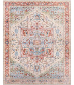 Livabliss Iris IRS2314 Beige Grass Green Area Rug 7 ft. 6 in. X 9 ft. 6 in. Rectangle