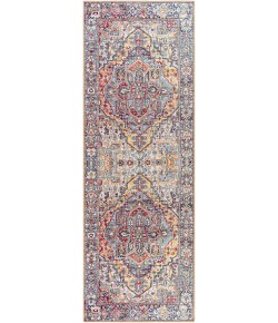 Livabliss Iris IRS2358 Burnt Orange Tan Area Rug 2 ft. 6 in. X 7 ft. 6 in. Runner