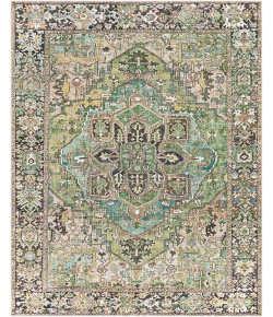 Livabliss Iris IRS2361 Dark Green Dark Blue Area Rug 2 ft. 3 in. X 3 ft. 9 in. Rectangle