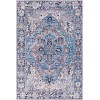 Livabliss Iris IRS2362 Denim Dark Blue Area Rug 9 ft. X 12 ft. Rectangle