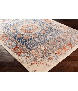 Surya Ivorine IVR1001 Navy Burnt Orange Area Rug 2 ft. X 3 ft. Rectangle