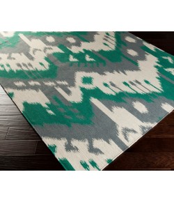 Surya Jewel Tone JT2057 Medium Gray Emerald Area Rug 8 ft. X 11 ft. Rectangle