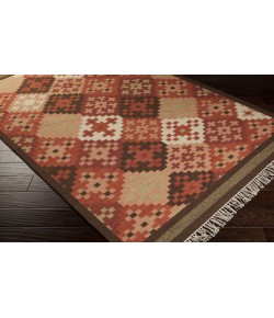 Surya Jewel Tone Ii JTII2048 Burnt Orange Dark Brown Area Rug 8 ft. X 11 ft. Rectangle