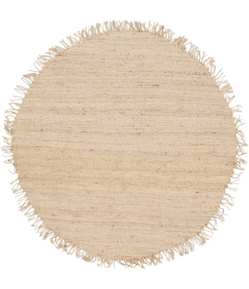 Surya Jute JUTE BLEACH-10Round