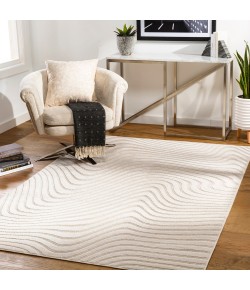 Surya Kingston KGS2304 Light Beige Cream Area Rug 5 ft. 3 in. X 7 ft. 3 in. Rectangle