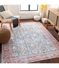 Livabliss Kemer KMR2301 Blue Pale Blue Area Rug 2 ft. 7 in. X 10 ft. Runner