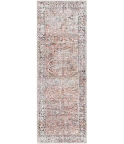 Livabliss Kemer KMR2309 Dusty Pink Brick Red Area Rug 2 ft. 7 in. X 7 ft. 3 in. Runner