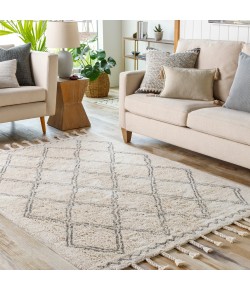 Surya Khemisset KMS2305 Charcoal Cream Area Rug 8 ft. X 10 ft. Rectangle