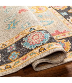 Surya Kars KSA2300 Black Light Blue Area Rug 2 ft. 6 in. X 10 ft. Runner