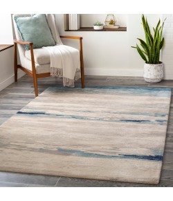 Surya Kavita KVT2306 Gray Light Gray Area Rug 6 ft. Round Round