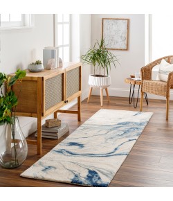 Surya Kavita KVT2315 Navy Denim Area Rug 3 ft. X 10 ft. Runner