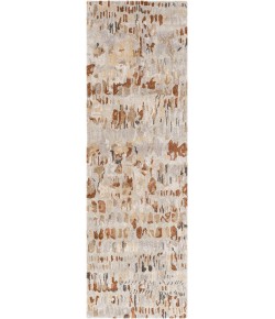 Surya Kavita KVT2318 Dark Brown Tan Area Rug 2 ft. 6 in. X 8 ft. Runner