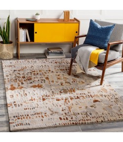 Surya Kavita KVT2318 Dark Brown Tan Area Rug 2 ft. X 3 ft. Rectangle