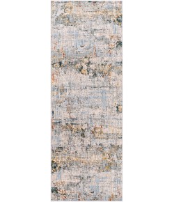 Livabliss Laila LAA2300 Light Gray Navy Area Rug 2 ft. 7 in. X 7 ft. 3 in. Runner