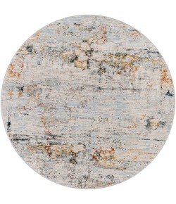 Livabliss Laila LAA2300 Pale Blue Dark Blue Area Rug 5 ft. 3 in. Round