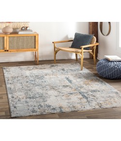 Livabliss Laila LAA2303 Light Gray Navy Area Rug 6 ft. 7 in. X 9 ft. 6 in. Rectangle