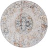 Livabliss Laila LAA2306 Brick Red Teal Area Rug 5 ft. 3 in. Round