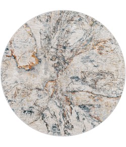Livabliss Laila LAA2316 Teal Brick Red Area Rug 5 ft. 3 in. Round
